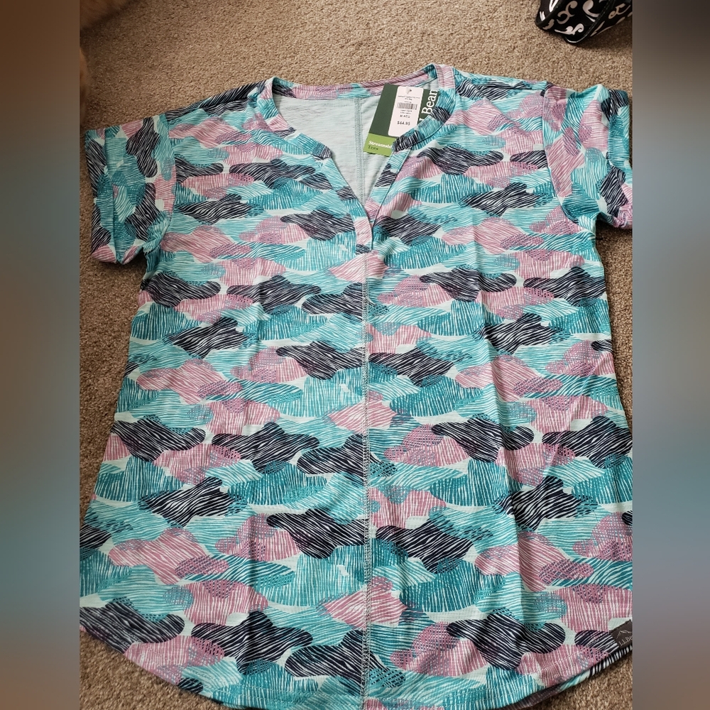 Woman's LL Bean Short Sleeved T Shirt NWT